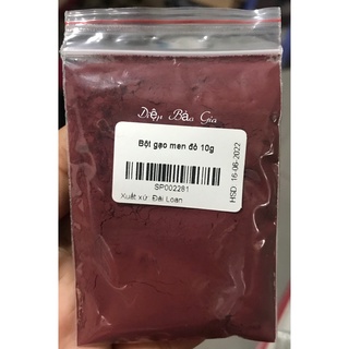 Bột gạo men đỏ/bột hồng cúc 10g