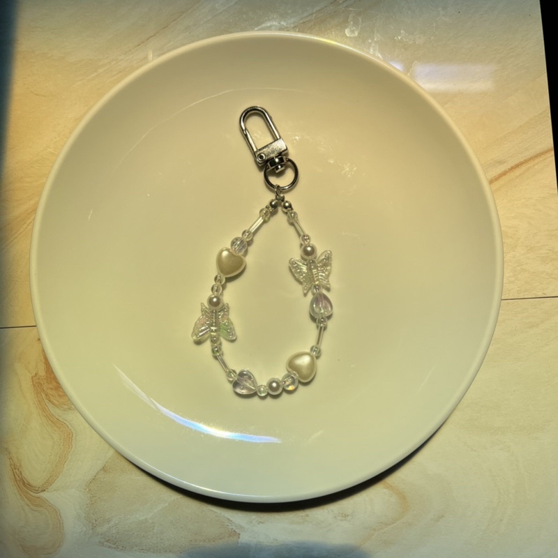 keyring / keychain handmade “angel baby”