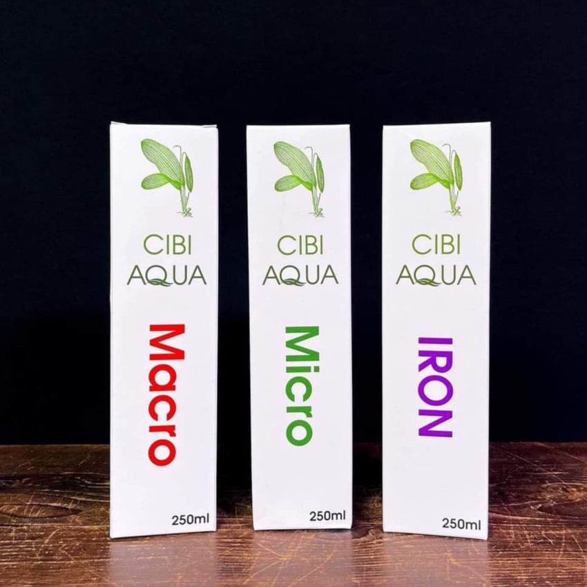 COMBO Phân Nước CIBI AQUA - MICRO | MACRO | IRON || Dòng Phân Nước Cực Hiệu Quả Dành Cho Cây Thuỷ Sinh