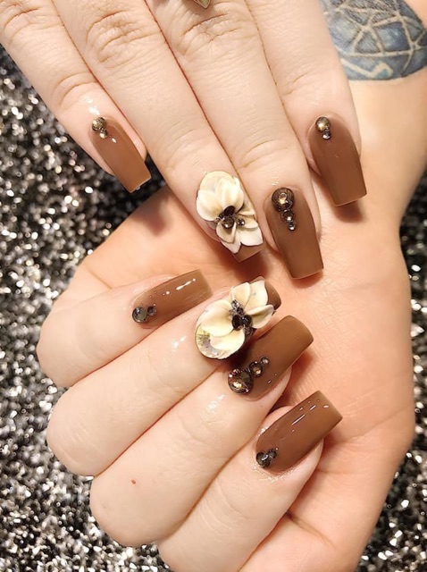 Sơn gel Thạch Nâu B.N.S Đậm Đặc