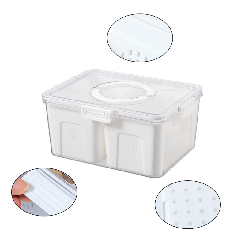 Hộp Đựng Trái Cây Sức Chứa Lớn 2 / 4 Ngăn