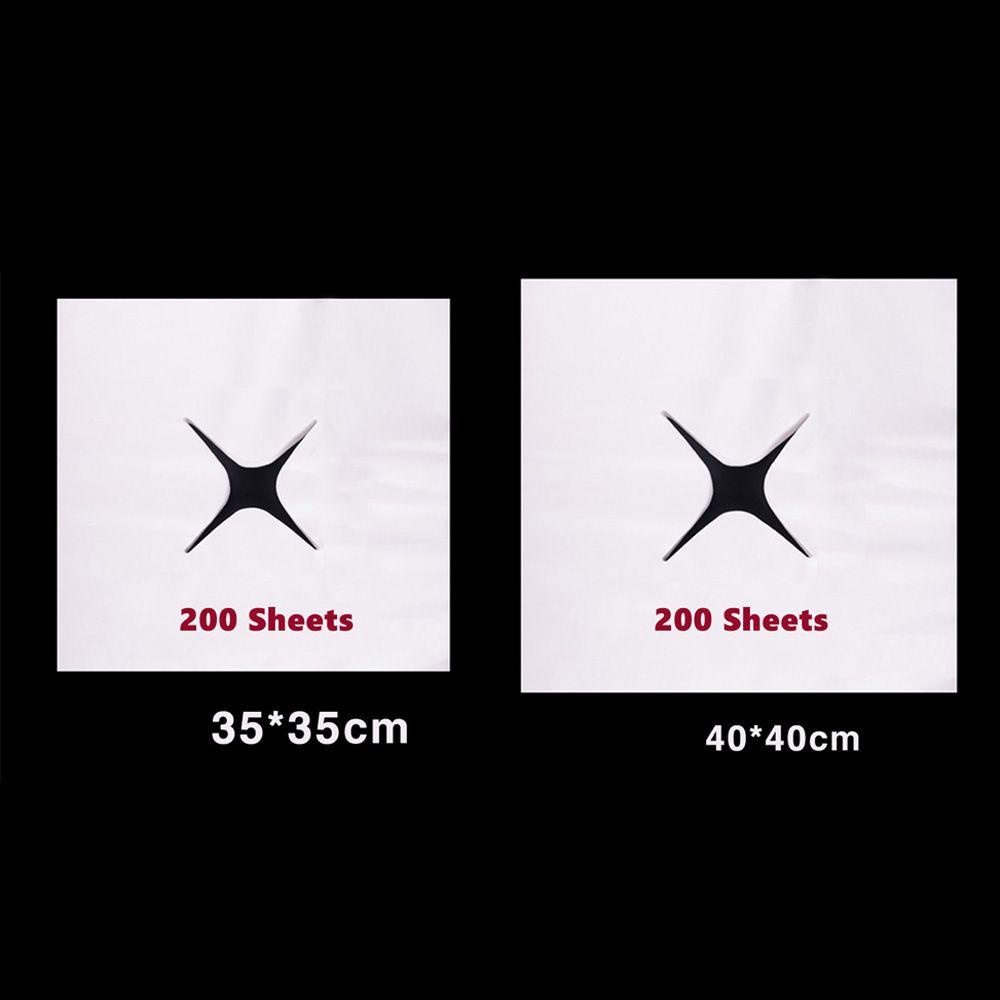 Bộ 200 Tấm Gối Lót Giường Mát Xa Bằng Vải Không Dệt Dùng Một Lần