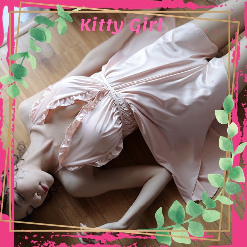 Đầm Ngủ 2 Dây Thiết Kế Xẻ Ngực Sexy- Váy Ngủ 2 Dây Mặc Nhà Mùa Hè VN12 | BigBuy360 - bigbuy360.vn