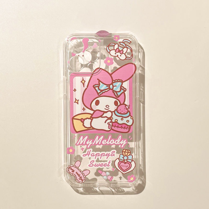 Ốp Điện Thoại Tpu Dẻo Họa Tiết My Melody Cho iPhone 11 12 13 pro max XS X XR XSMax 7 8 6 6s plus SE 2020