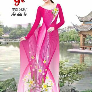 Vải áo dài hoa