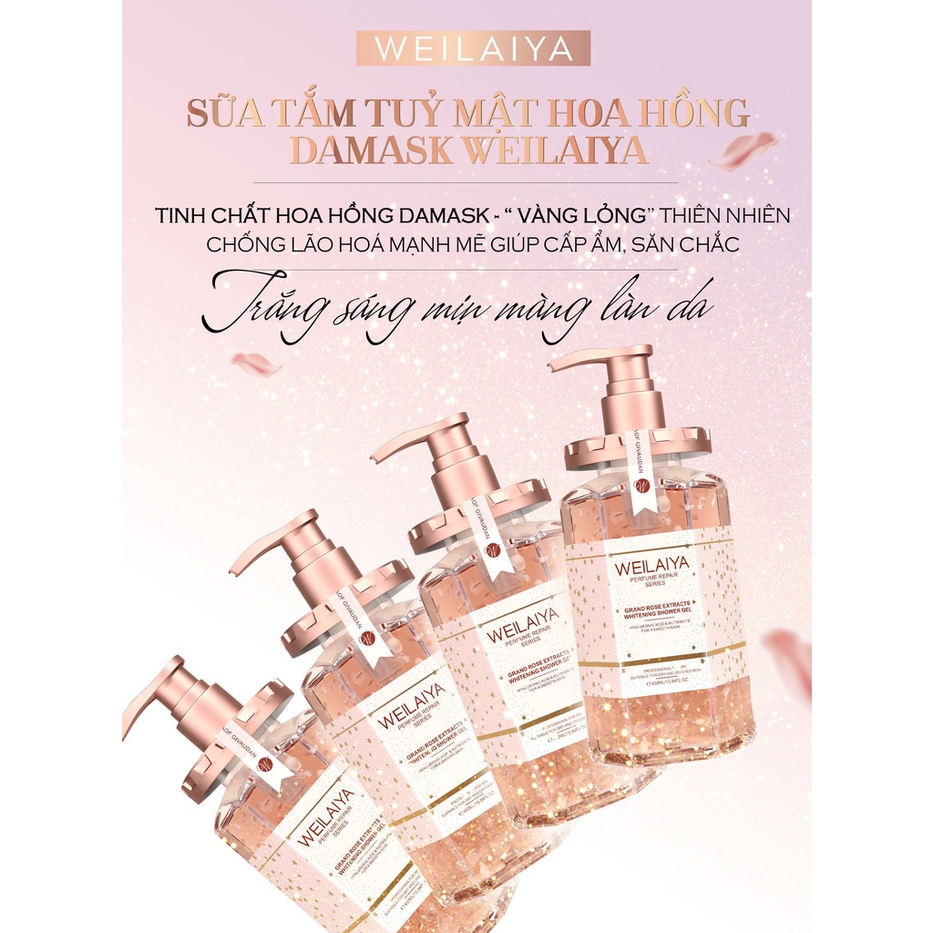 SỮA TẮM TỦY MẬT HOA HỒNG DAMASK WEILAIYA | BigBuy360 - bigbuy360.vn
