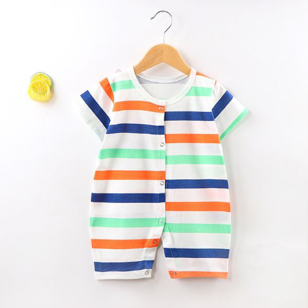 Body đùi cho bé trai gái sơ sinh bodysuit cho bé cộc tay xuất Hàn cotton cúc giữa từ 5-13kg - BDC04