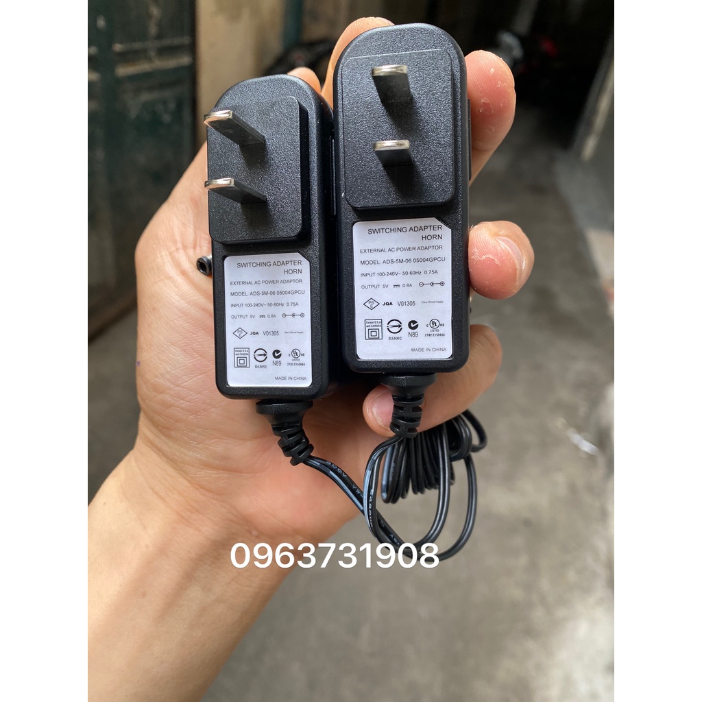 Dây nguồn máy chấm công 5V bảo hành 12 tháng