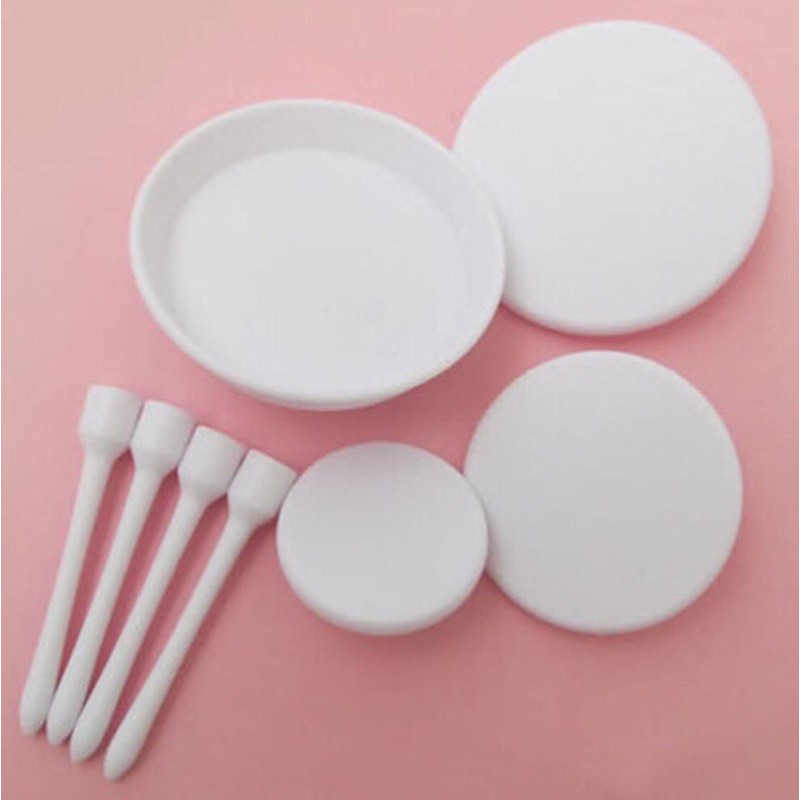 Set 4 cây dù bắt hoa,bánh cup