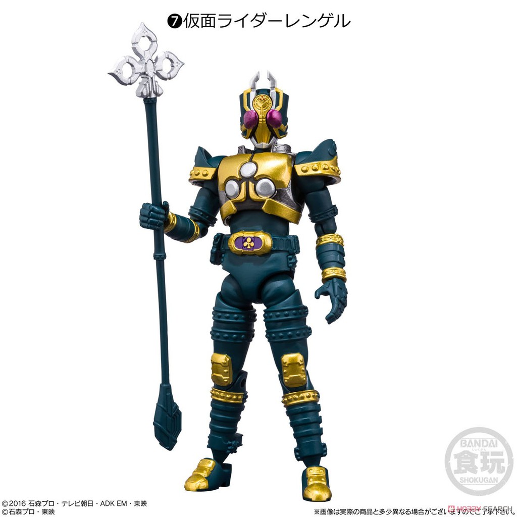 Mô hình Shodo Kamen Rider Genm Zombie , Leangle và Joker