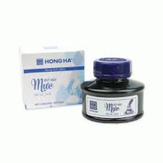 Combo 10 lọ Mực Xanh Đen Hồng Hà
