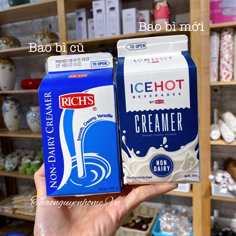 Kem béo thực vật Rich lùn cao Base On Top