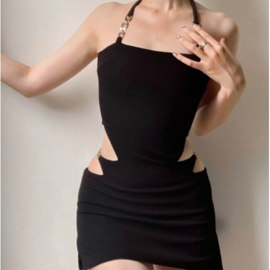 Đầm Hở Lưng Thiết Kế Độc Đáo Thời Trang Mùa Hè Cho Nữ C318