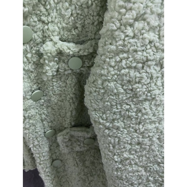 Áo Khoác Lông Cừu Ulzzang Chất Dày Dặn Siêu Ấm Áp Cho Nữ