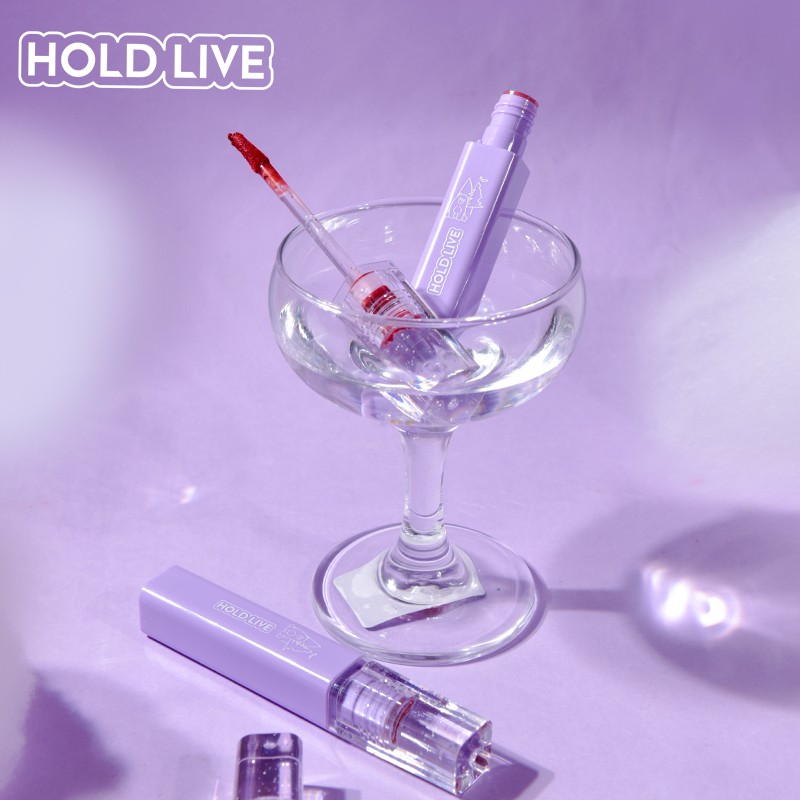 Son kem tím HOLD LIVE  gấu tím mềm mịn sương khói Maddie Bear Soft fog Lip Mud Holdlive HLIV59