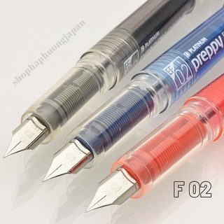 Bút máy Preppy Paltinum 02 ( ngòi nhỏ ) Made in Japan,Bút Học Sinh,Ngòi Viết Trơn Không Tắc Mực