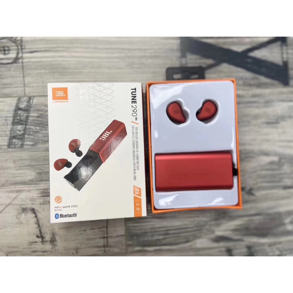 Tai Nghe Bluetooth Không Dây Jbl T290 Tws Tws Chống Nước Kèm Phụ Kiện