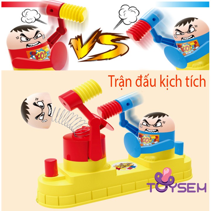 Đồ chơi võ sĩ song đấu Toysem kịch tính cho trẻ từ 3 tuổi trở lên - Quà tặng sinh nhật cho bé