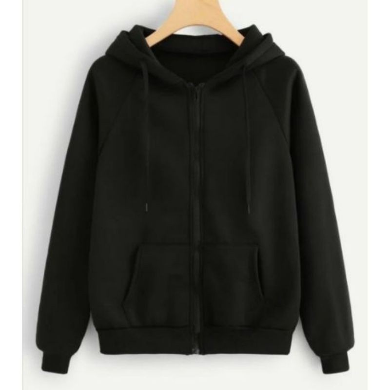 Áo hoodie nam form rộng trơn trắng đen cao cấp M5