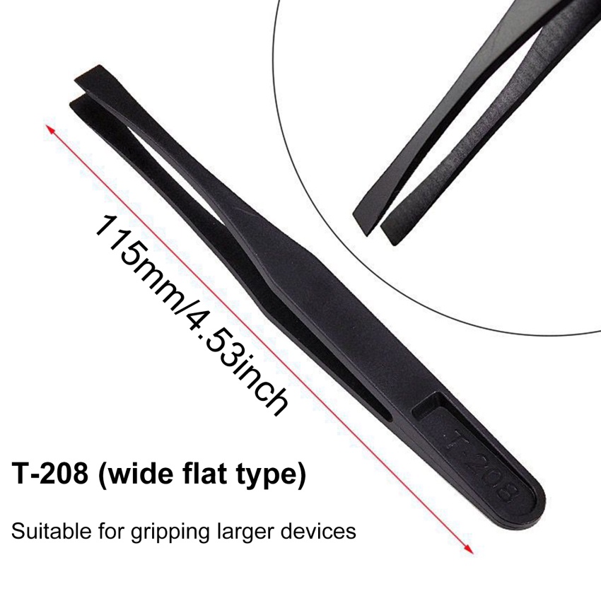 Set 8 nhíp sợi carbon nhựa chống tĩnh điện DIY