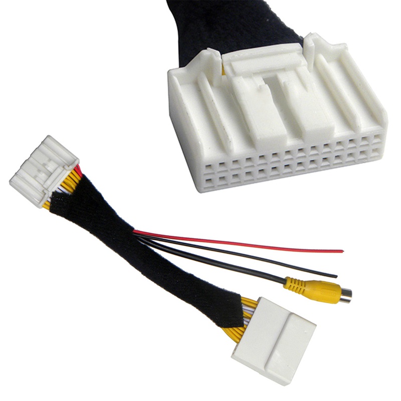 Cáp Chuyển Đổi Camera Lùi Xe 28 Pin RCA Cho Mazda 2 3 6 CX-5 Demio Axela Roadster MX-5 Miata