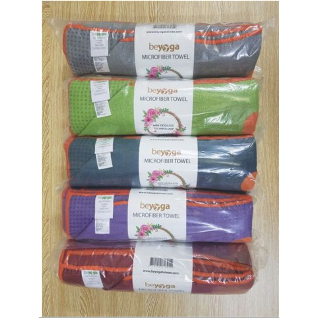 Khăn Trải Thảm Yoga, Sợi Microfiber, Thấm Hút Mồ Hôi, Chống Trơn Trượt Cực Tốt, beYoga