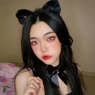 Cài Tóc Tai Mèo Siêu CuTe Trắng/Đen