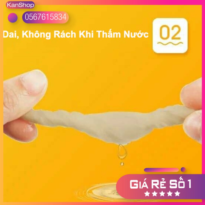 Thùng 30 Bịch Giấy Ăn Gấu Trúc Siêu Dai – Chất Liệu Hoàn Toàn Từ Thiên Nhiên An Toàn Không Chất Tẩy Trắng, Dai Tự Nhiên