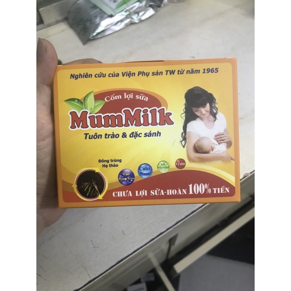 MUMMILK CỐM LỢI SỮA - MẸ KHỎE, BÉ NGOAN HỘP 20 GÓI