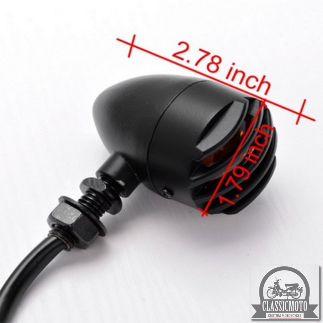 ĐÈN XI NHAN CLASSIC - Đèn Xi nhan độ Harley CafeRacer Chopper Bobber CG125 SU GN125 Win Honda Yamaha