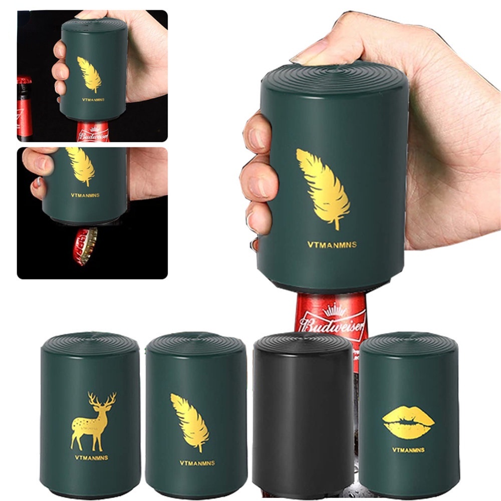 Dụng Cụ Mở Nắp Chai Tự Động Bằng Thép Không Gỉ Thiết Kế Sáng Tạo Cho Gia Đình / Quán Bar / Lễ Hội