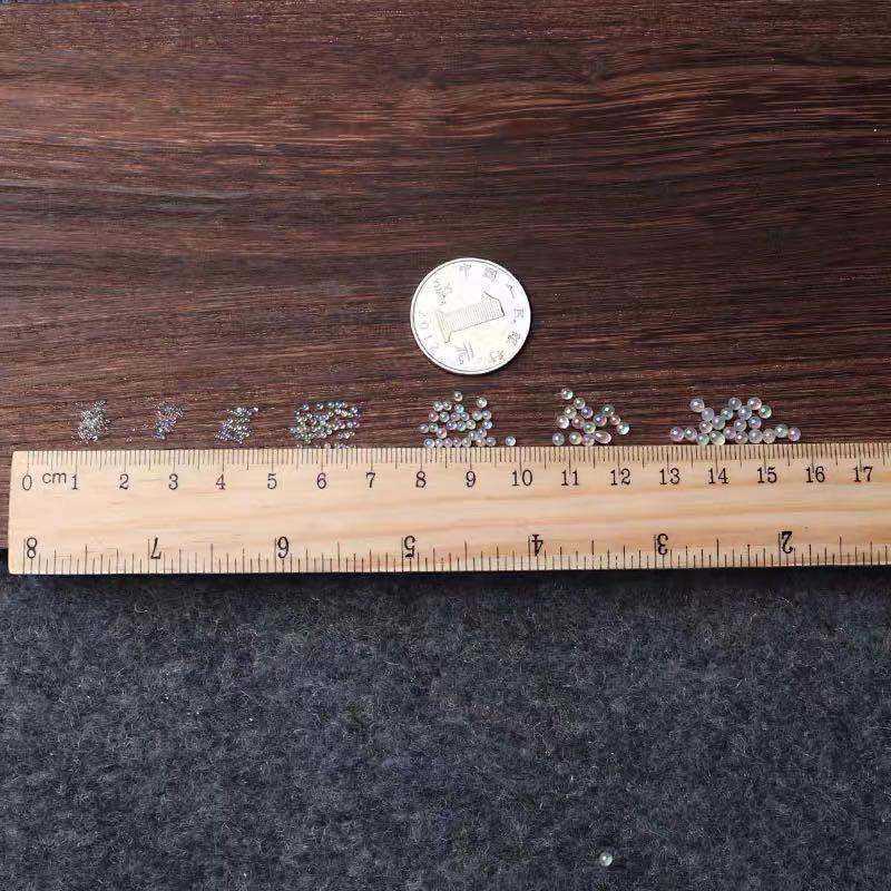 Túi 10g hạt thủy tinh mini 0.4 - 3mm dùng cho trang trí móng tay làm trang sức 3D DIY