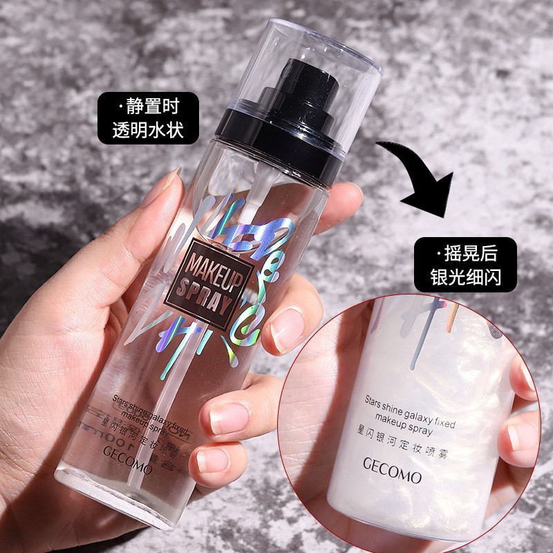 Xịt Khóa Make Up 🧡 FREESHIP🧡 Khóa Nền Giữ Lớp Trang Điểm, , Xịt Nhũ Khóa Makeup Chính Hãng GECOMO - Tinh Chất Dưỡng Da