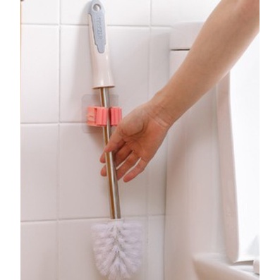 Móc dán tường treo chổi lau nhà, đồ dùng không cần khoan tường - Giao màu ngẫu nhiên