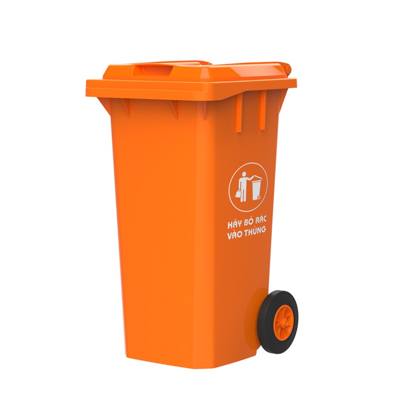 Thùng rác nhựa công nghiệp 120L, 240L ⚡SIZE LỚN⚡ thùng cỡ đủ độ bền, dẻo, thích hợp với mọi môi trường.