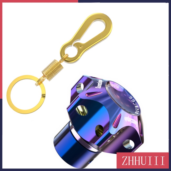 Móc Chìa Khóa Hình Đầu Lục Giác Bằng Titan Cnc Độc Đáo