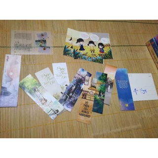 Phụ kiện postcard bookmark ngôn tình