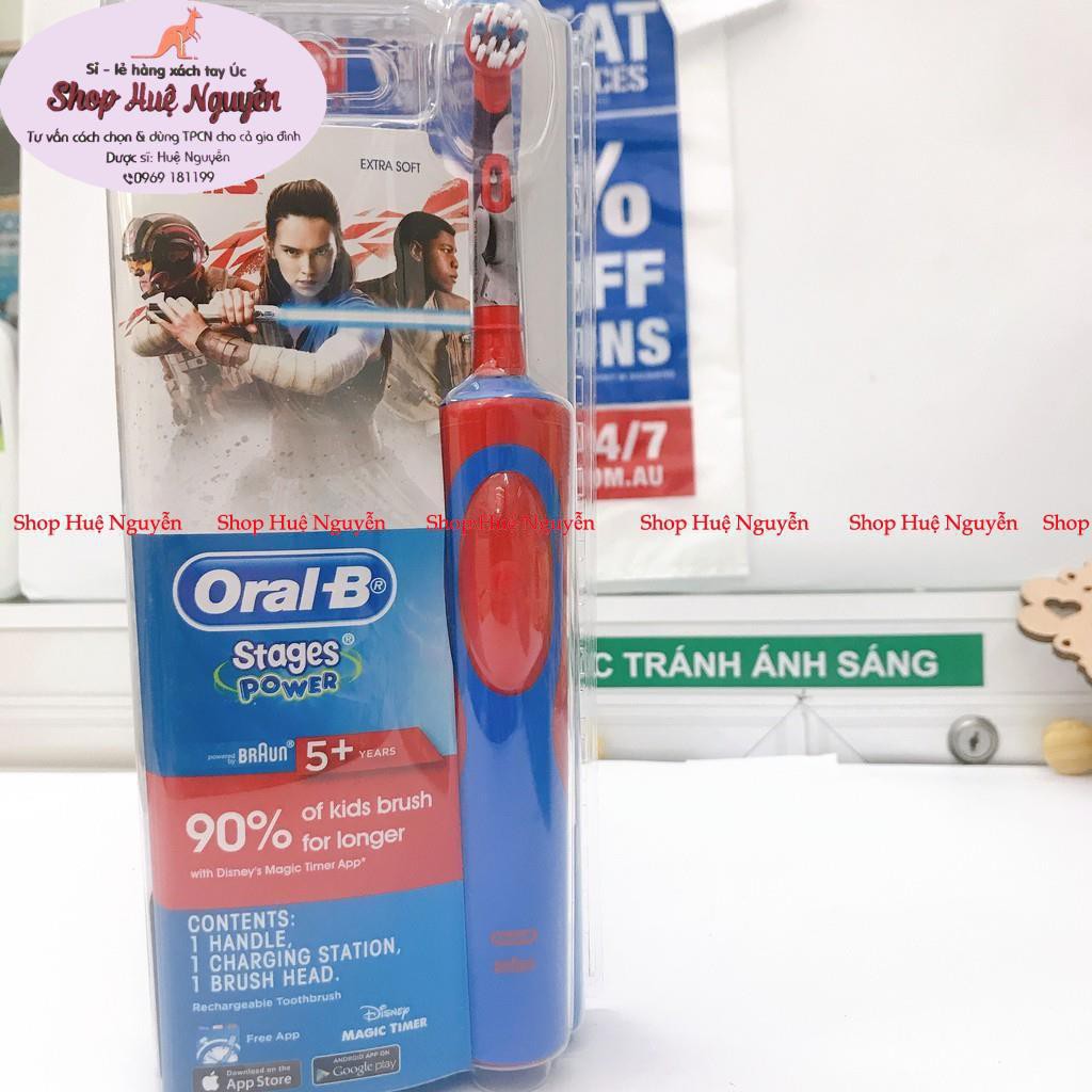 Bàn chải điện đánh răng cho trẻ em Oral-B CHUẨN CHEMIST