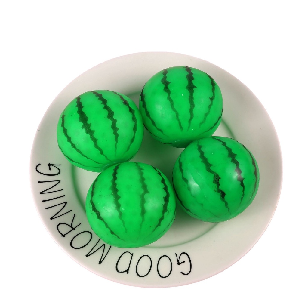 Squishy Mochi hình QUẢ DƯA HẤU mềm mịn dễ thương chân thực giảm stress co dãn đàn hồi ngộ nghĩnh bóp giải trí