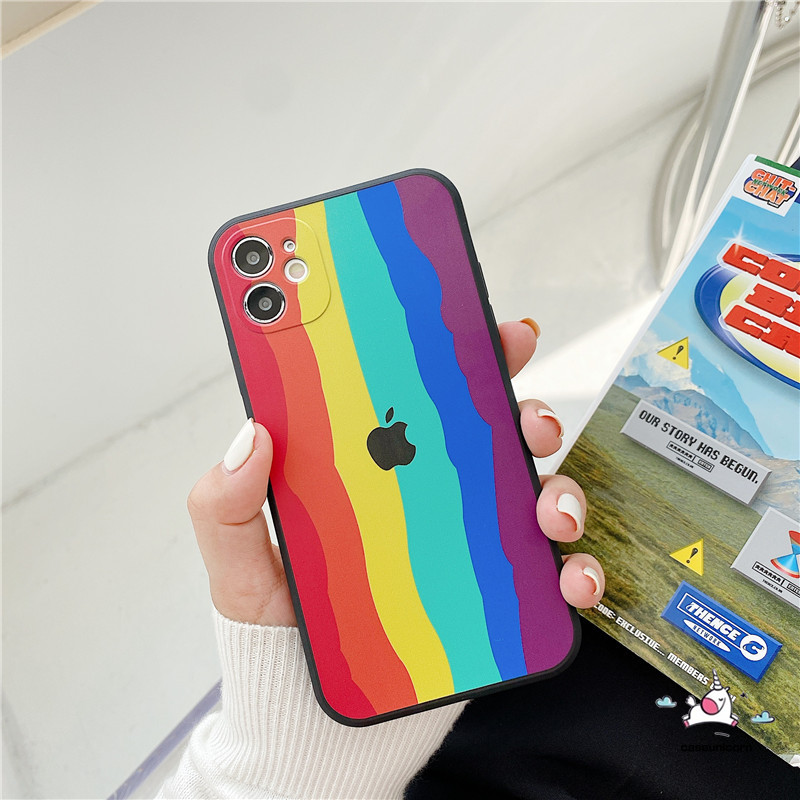 Ốp điện thoại mềm màu cầu vồng cho Iphone 11 Iphone 6 6s 7 8 Plus 8plus 7plus X Xr Xs Max 11pro Max Se 2020 | BigBuy360 - bigbuy360.vn