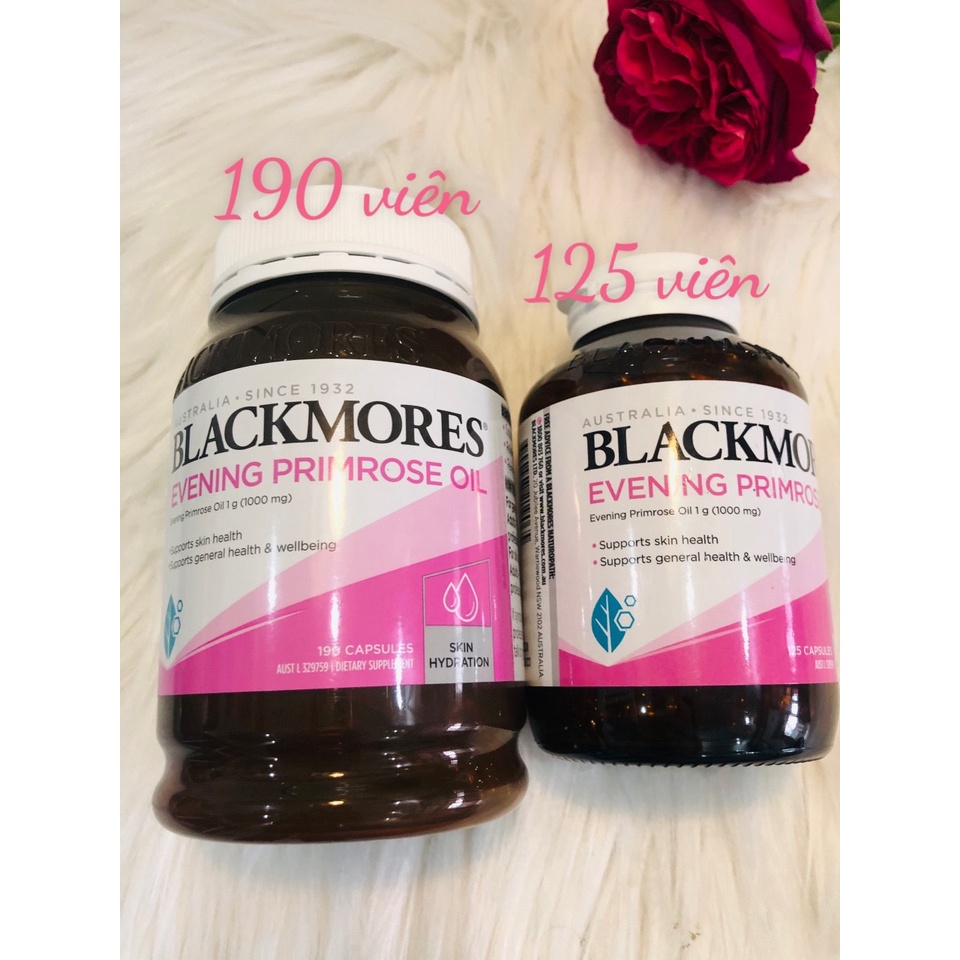 [Hàng Chuẩn ÚC] Blackmores Evening Primrose Oil - Viên uống tinh dầu hoa anh thảo 190 viên ĐẸP DA NGỪA LÃO HÓA NỘI TIẾT