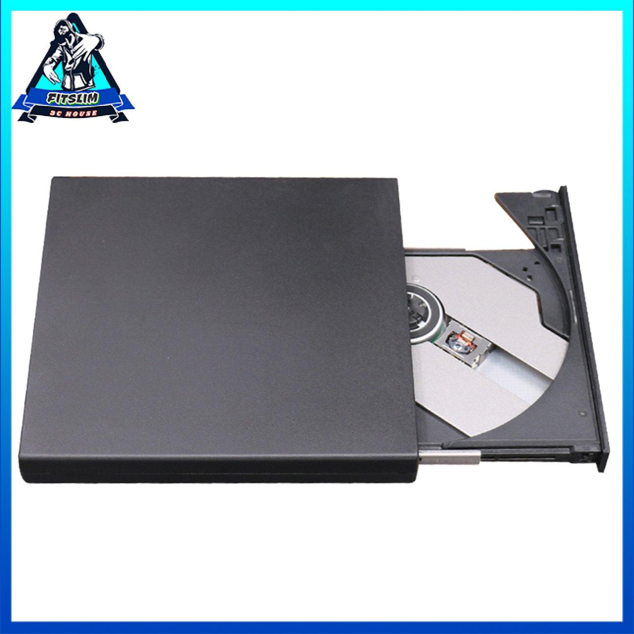 Di động Plug & Play Ổ đĩa ngoài USB 2.0 Đầu ghi DVD Đầu đọc ROM CD Writer
