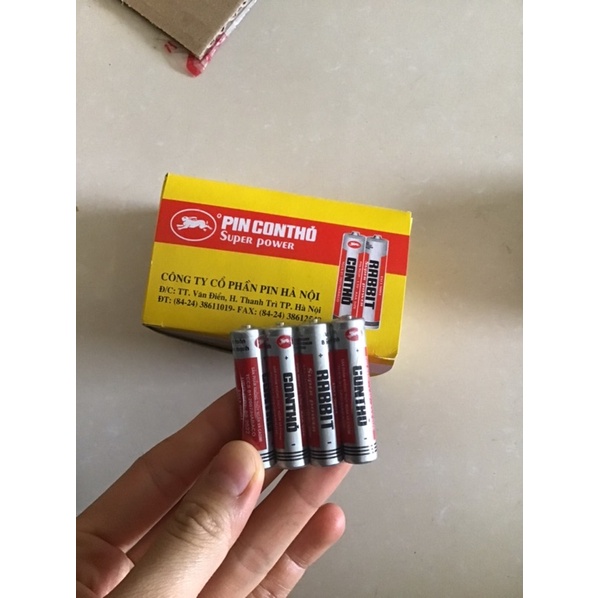 4 Viên Pin tiểu con thỏ AAA - 1,5V