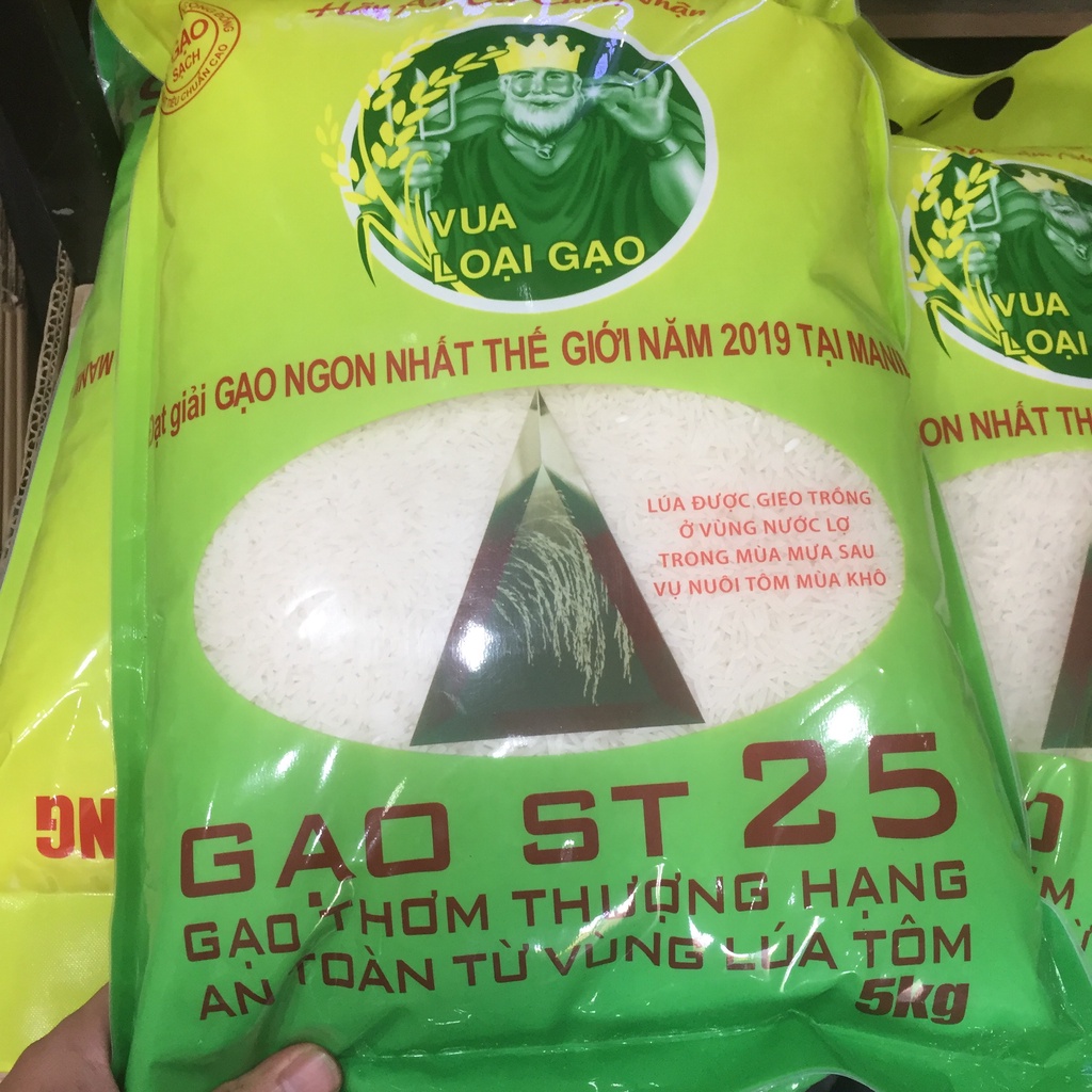 Gạo ST25 Túi 5KG Công Ty GẠO NHÀ Độc Quyền Phân Phối