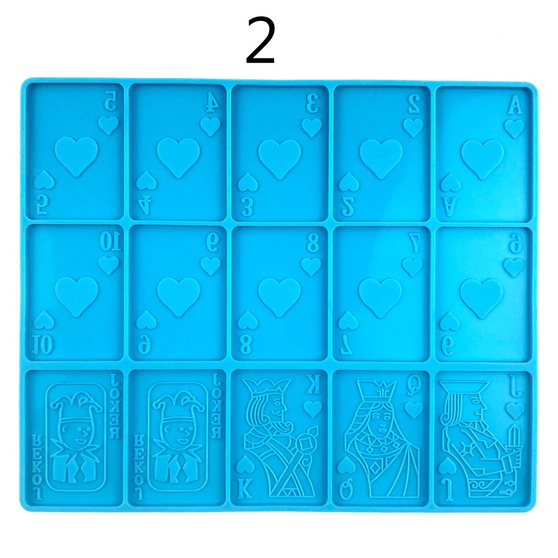 Khuôn Silicon Làm Mặt Dây Chuyền Thẻ Bài Trò Chơi Divination