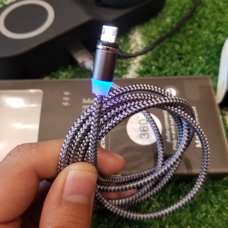 Cáp Dù 3 đầu nam châm Dành Cho Mọi Dòng Máy X - CABLE 360 Bảo Hành 3 Tháng 1 Đổi 1.