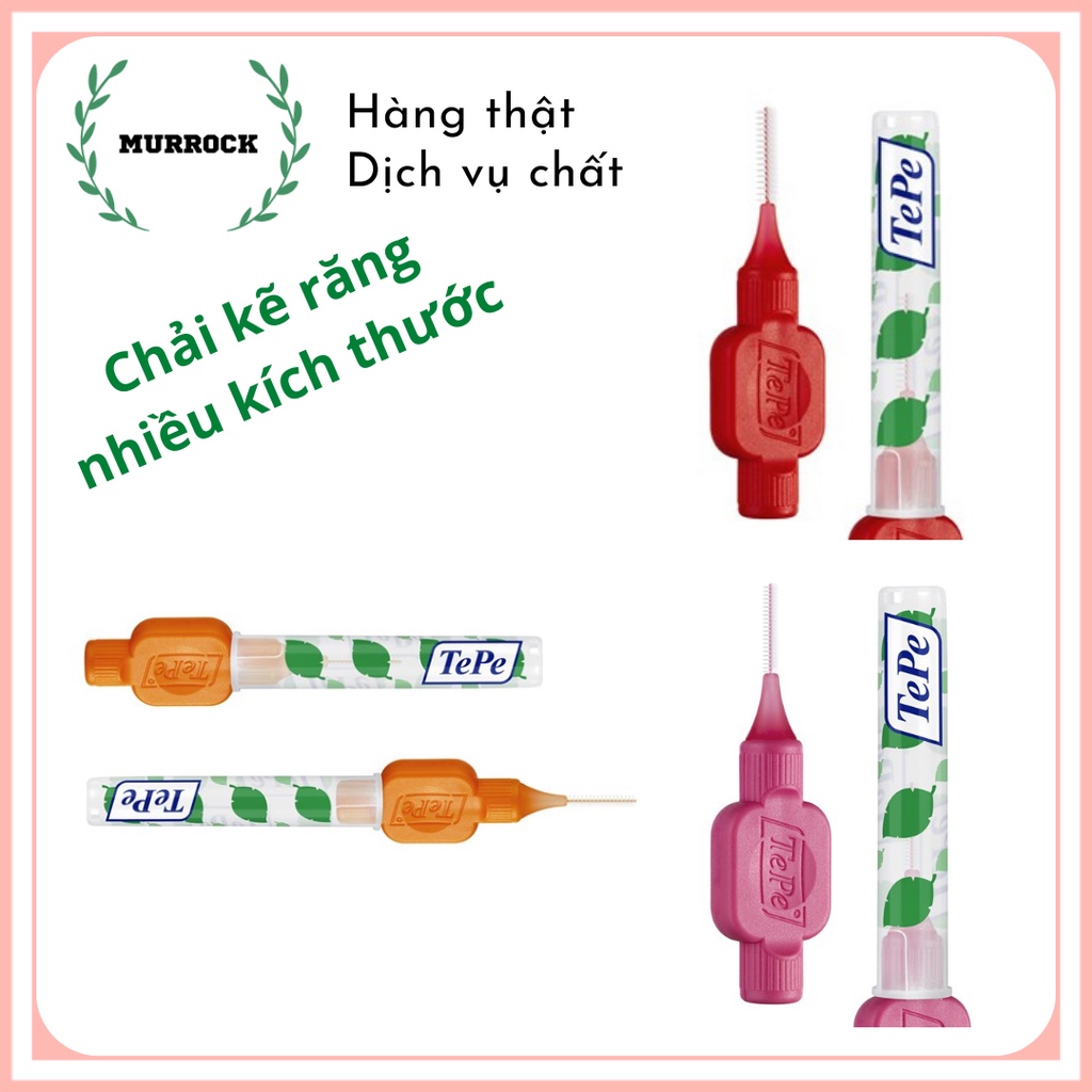 Cây Chải kẽ răng cơ bản Tepe Interdental Brush UK Anh Quốc 1 cây