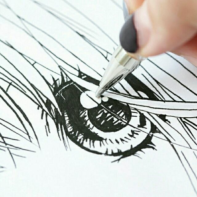 Bút vẽ màu trắng 0.5mm