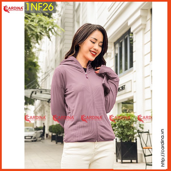 Áo Chống Nắng Nữ CARDINA Chống Tia UV 2 Lớp Chất Thun Lạnh Cao Cấp Chính Hãng Hàng Hè 2021 | BigBuy360 - bigbuy360.vn