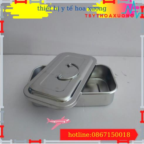 Hộp Đựng Dụng Cụ Inox 304 -Hộp Tiểu Không Lỗ 10x20x5cm